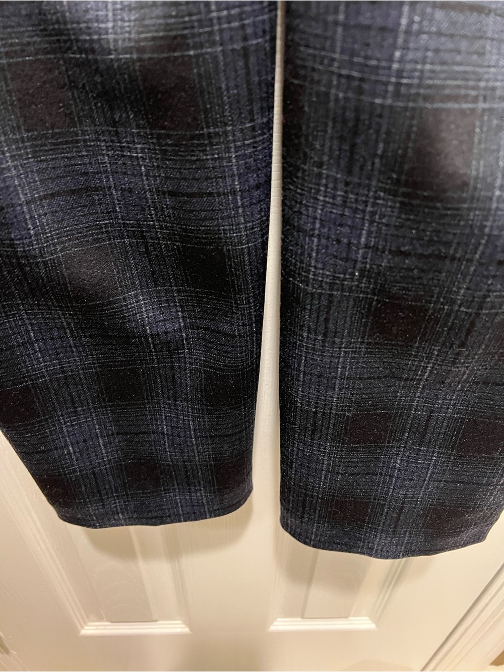 Liverpool Los Angeles Kelsey Trouser Pants - Blue & Gray Tartan Plaid 10/30 - Picture 7 of 11